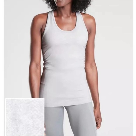 Athleta Tops - Athleta Speedlight Snake Print Blush Pink Racerback Tank Top